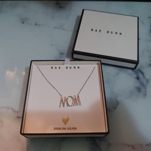 Rae Dunn MOM necklace